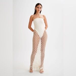 Meshki PRUDENCE
Knit Midi Dress - Buttercream